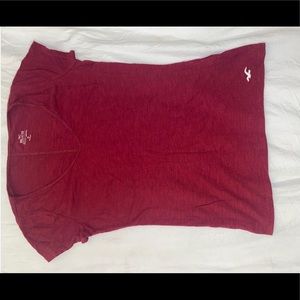 Hollister Casual Maroon Top